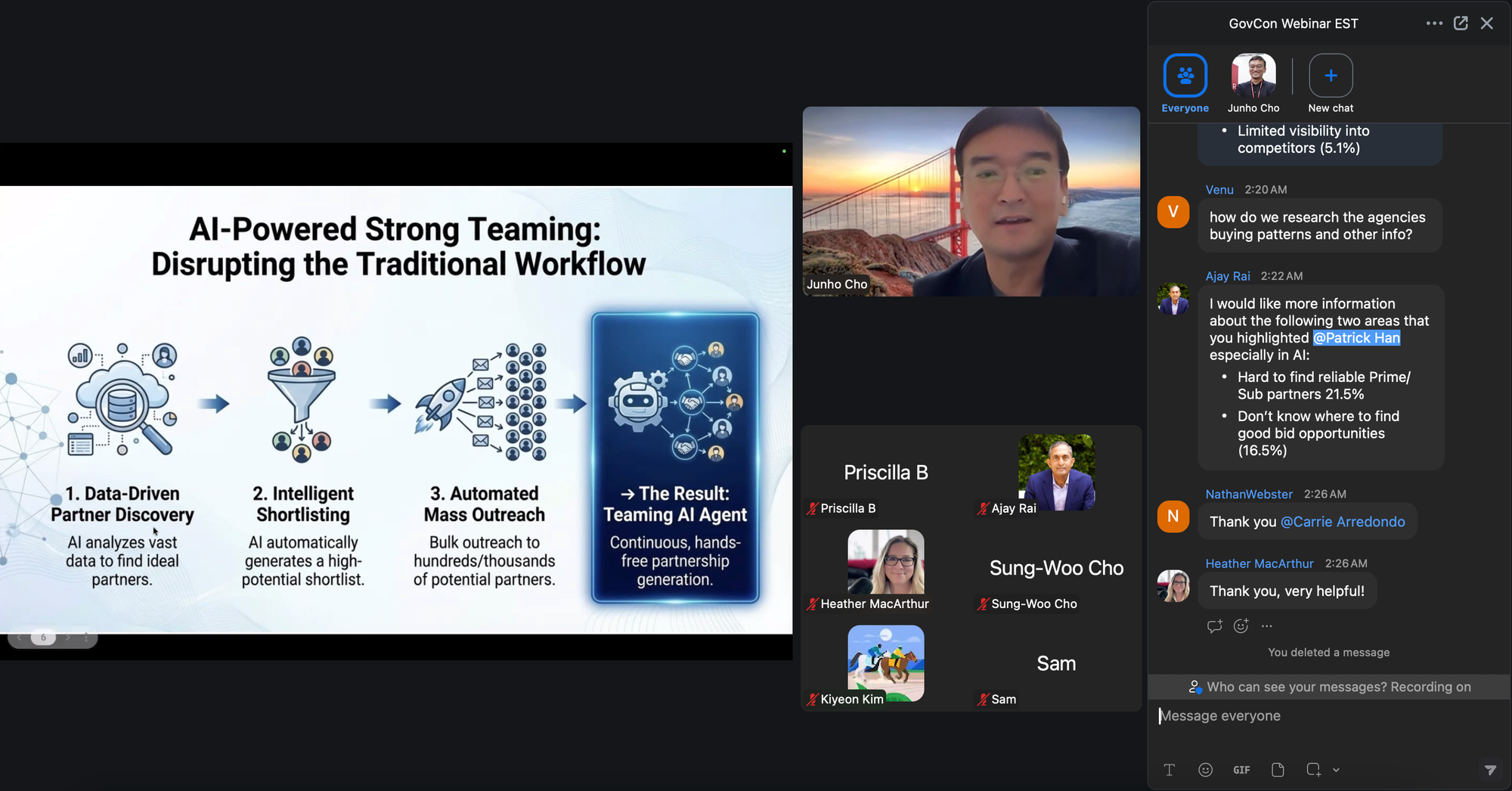 [Webinar Recap] Cracking the Code: Mastering GovCon & AI Teaming Strategies